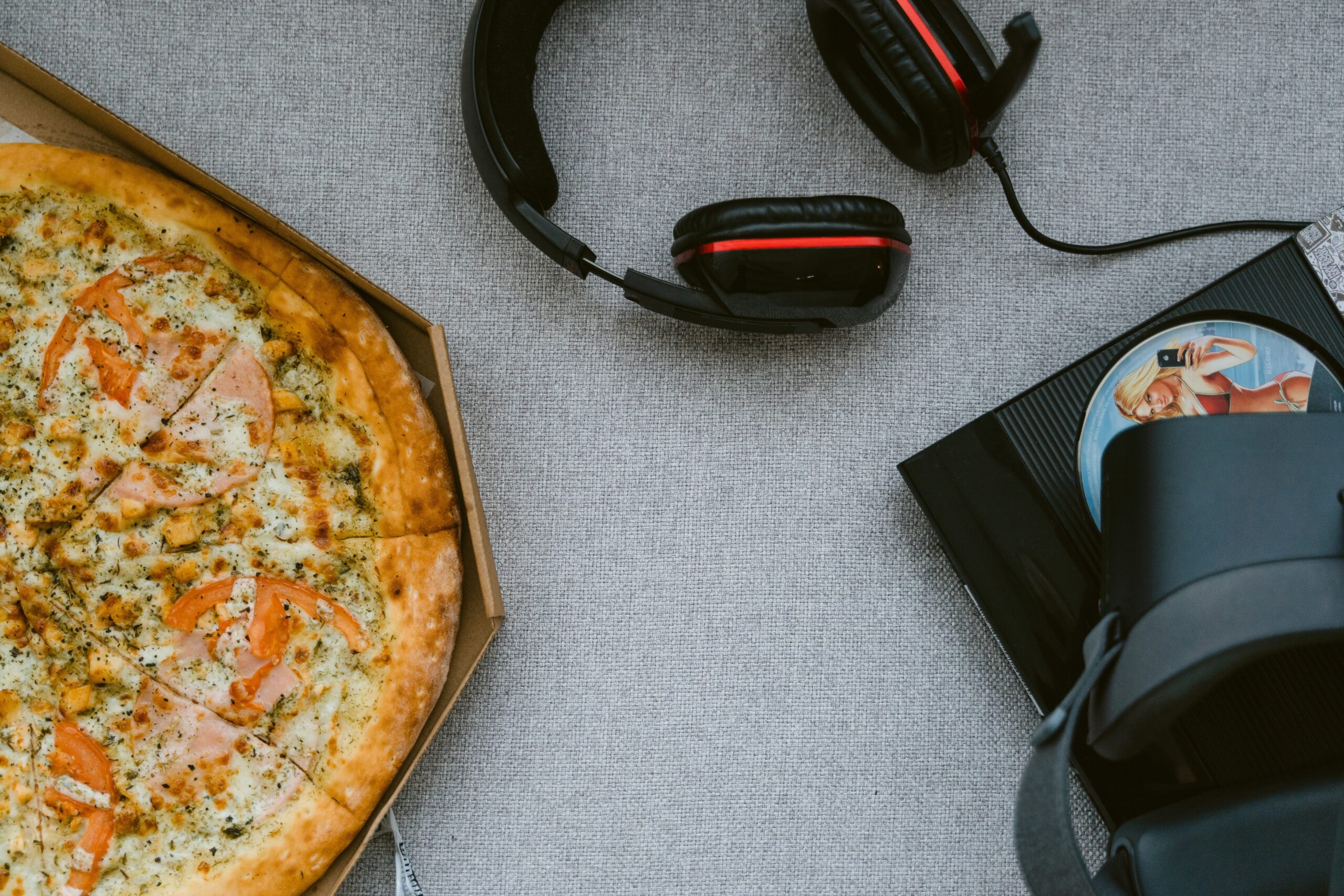 ピザと音楽